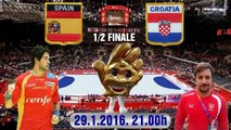 2016 POLAND European Men's Handball Championship ESPANA CROATIA BALONMANO ГАНДБОЛ