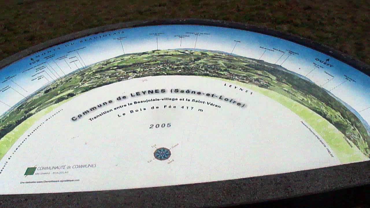 Leynes et sa table d'orientation 2016