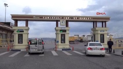 Çanakkale? de Deniz Ulaşımına Lodos Engeli