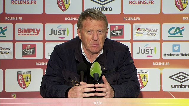 Réaction d'Alex Dupont après RC Lens - Stade Brestois 29