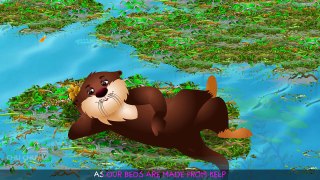 Sea Otter Nursery Rhyme - ChuChuTV Sea World - Animal Songs For Children
