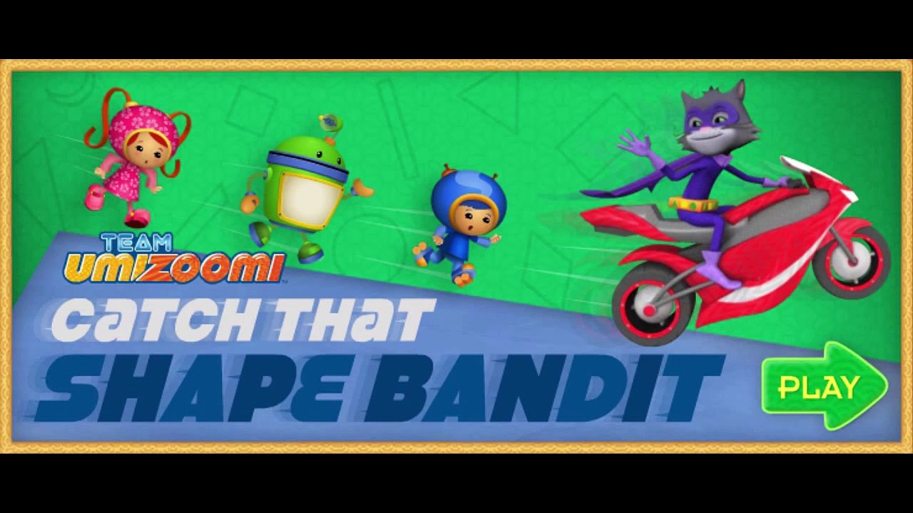 Nick jr Team Umizoomi Catch That Shape Bandit Cartoon Animation Game Play Walkthrough