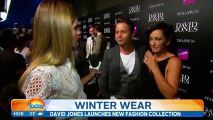 Steve and Rose Jacobs on the David Jones red carpet