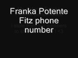 Franka Potente 100% real phone number 2016