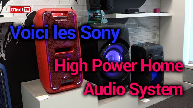Sony dévoile de nouvelles enceintes pour amateurs de gros son