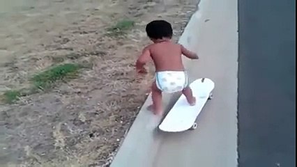 Small kid skating