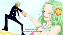 One Piece Funny Moments 8:Sanjis dream comes true!!!!!