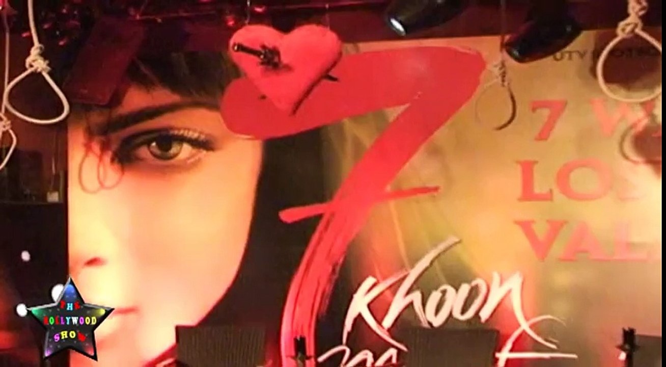 Sexy Priyanka Chopra At 'Saat Khoon Maaf' Promotion On Valentines Day