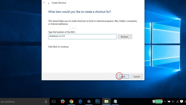 Windows 10 Shutdown Fix -Create Shutdown Shortcut on Desktop