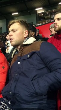 Manchester United Fans Dozes Off At Old Trafford During The FA Cup Match Against Sheffield United