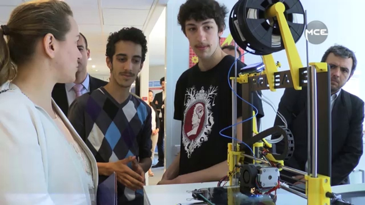 Axelle Lemaire en visite à Epita Epitech