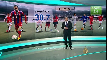 أسرع عشرة لاعبين في العالم