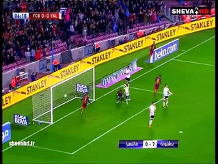 لكل من فاته مباراة  برشلونة 7 - 0 فالنسيا بلاصت عبد النور واضحة بصراحة