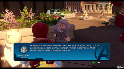 Lego Marvels Avengers How to Unlock Agent Carter Retired in Manhattan (Peggy Carter Mission 10)