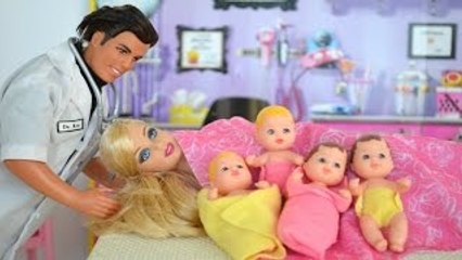 Barbie Mari indo para Casa com os 4 Bebês Gêmeos e mostrando Album de Fotografia!!! [Parte