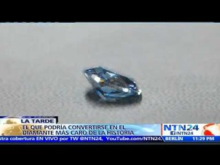 El Blue Moon Diamond podría convertirse en el diamante más caro y cotizado del mundo