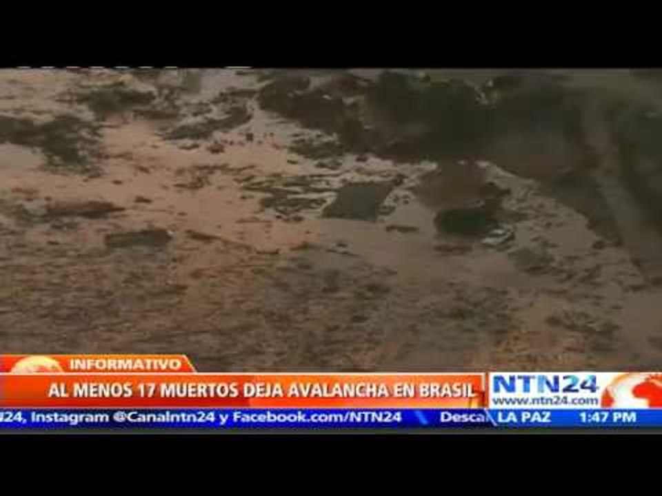 Avalancha de residuos tóxicos deja al menos 17 muertos y 40 desaparecidos en Brasil