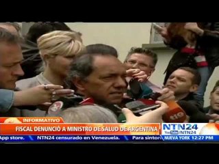 Fiscal argentino denuncia al ministro de Salud por “comisión de delito de acción pública”