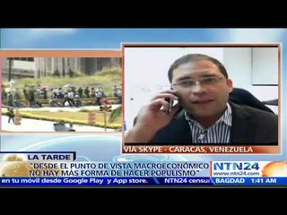 "Desde lo macroeconómico no hay más forma de hacer populismo en Venezuela": economista venezolano