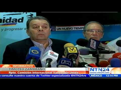 Oposición venezolana insiste en que haya observación internacional en elecciones parlamentarias