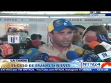 Capriles dice que Nieves “es símbolo de lo podrido” que está el sistema judicial en Venezuela