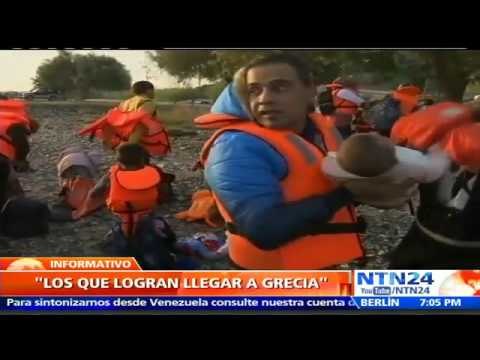 Unos 527 mil inmigrantes han logrado llegar a Grecia a través del mar