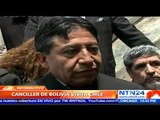 Visita anticipada del Canciller de Bolivia a Chile genera molestias en el Gobierno de Bachelet