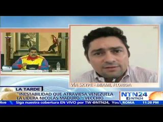 "Maduro no tiene un liderazgo real en Venezuela": Carlos Vecchio en NTN24