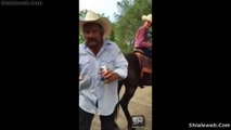 CHISTE RANCHERO EL ENANO PELON HUMOR RISA COMEDIA COMEDIANTE EN EL RANCHO DEL PUEBLO MEXICO ENERO 2016