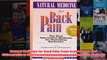 Download PDF  Natural Medicine for Back Pain From Acupressure and Chiropractic to Nutrition and Yoga FULL FREE