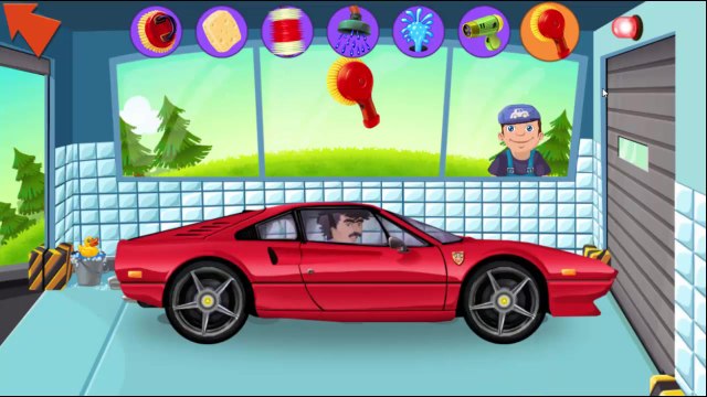 Мультики про машинки - Автосервис и автомойка машин. Мойка машин мультики.