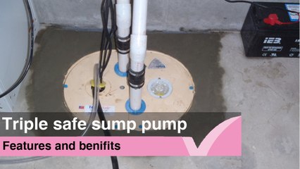 TripleSafe sump pump