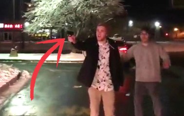 Wannabe Gangsters Pull a Gun at a McDonald's Drive-thru