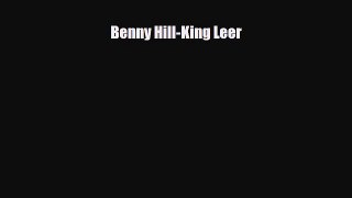[PDF Download] Benny Hill-King Leer [Download] Full Ebook