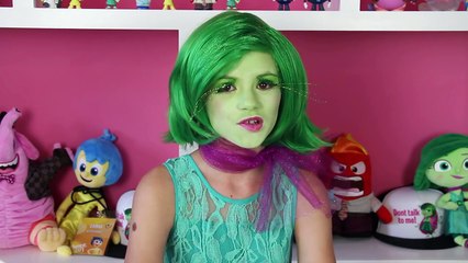 INSIDE OUT DISGUST MAKEUP TUTORIAL! | DISNEY PIXAR COSPLAY! | KITTIESMAMA