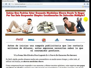 Encuesta remunerada, gana dinero opinando