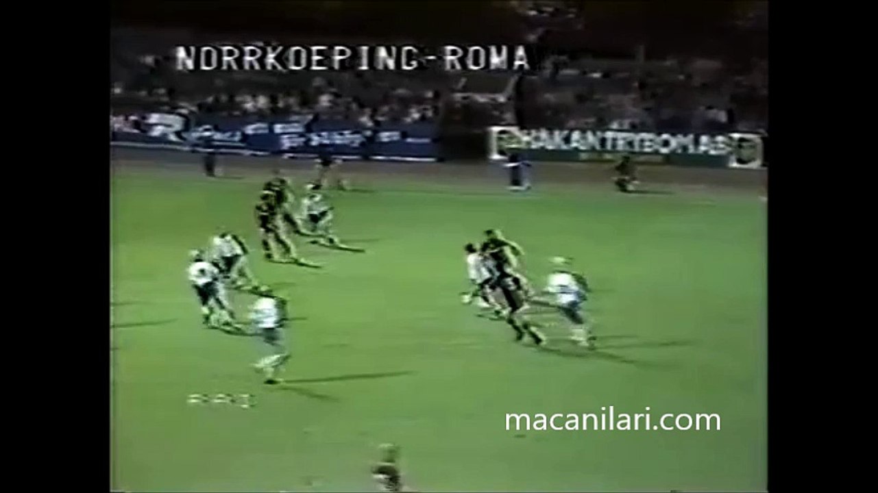 03.11.1982 - 1982-1983 UEFA Cup 2nd Round 2nd Leg IFK Norrköping 1-0 AS Roma (With Penalties 2-4)