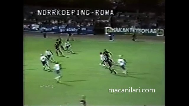 03.11.1982 - 1982-1983 UEFA Cup 2nd Round 2nd Leg IFK Norrköping 1-0 AS Roma (With Penalties 2-4)