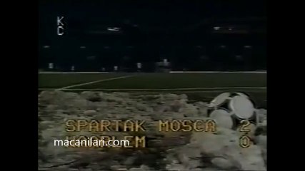 20.10.1982 - 1982-1983 UEFA Cup 2nd Round 1st Leg Spartak Moskova 2-0 HFC Haarlem