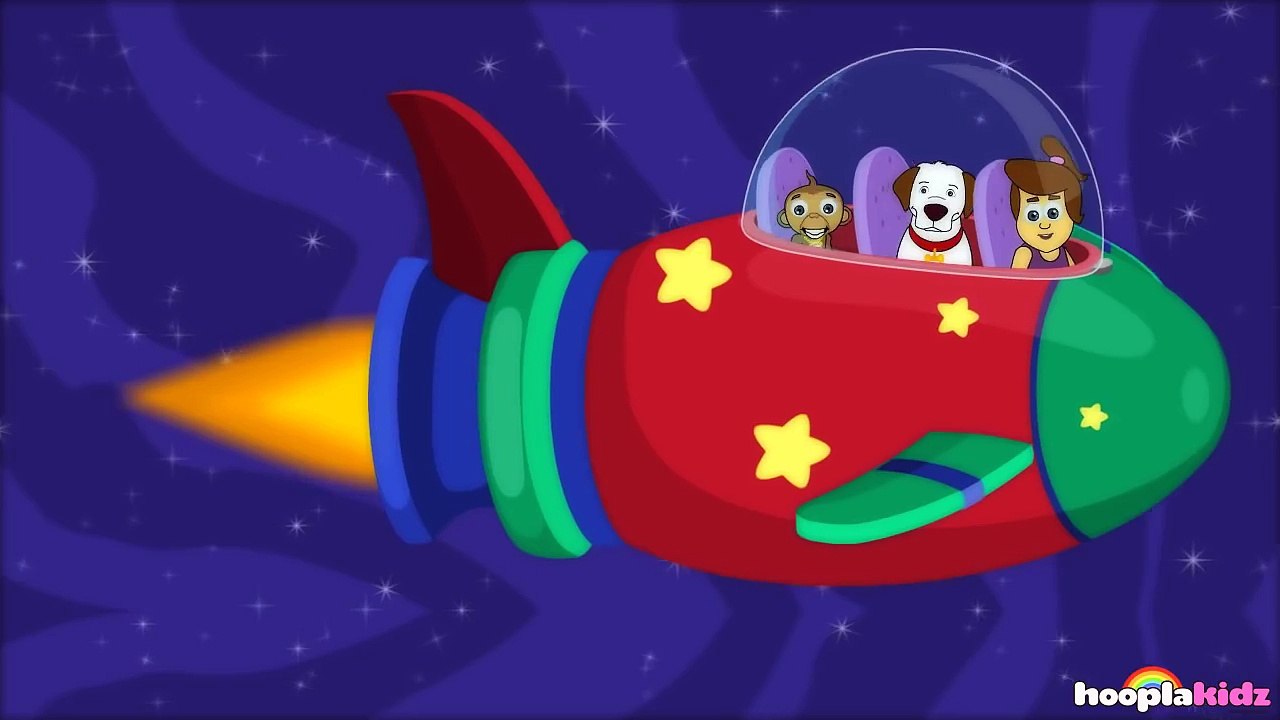 Zoom Zoom Zoom, Were Going to the Moon | Nursery Rhymes by Hooplakidz