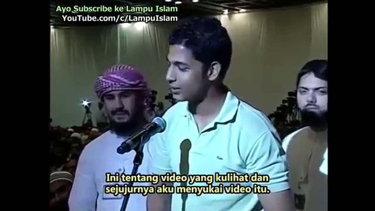 Dr. Zakir Naik Membuat Kagum Pemuda Kristen