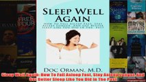 Download PDF  Sleep Well Again How To Fall Asleep Fast Stay Asleep Longer And Get Better Sleep Like You FULL FREE