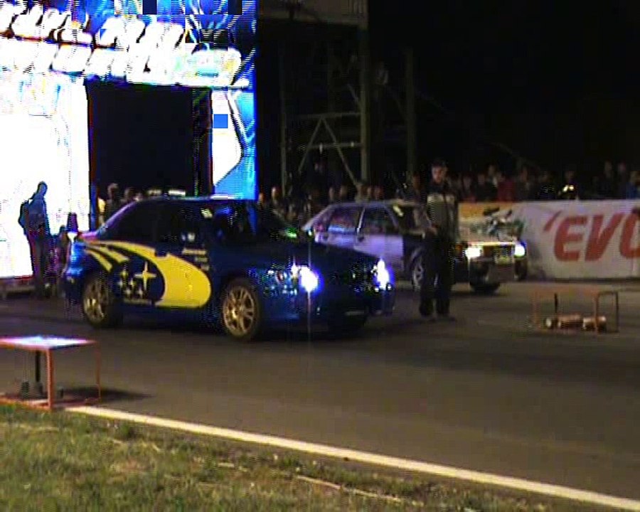 Audi 90 Quattro 1.9 TDI Vs. Subaru Impreza WRX STI Drag Race