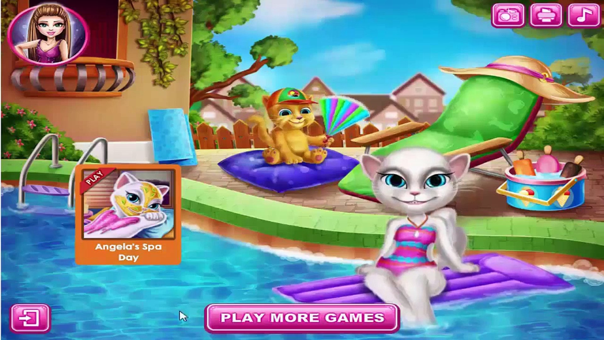 Talking Tom | Talking Angela | Talking Angela Games | Children Games To  Play - video Dailymotion