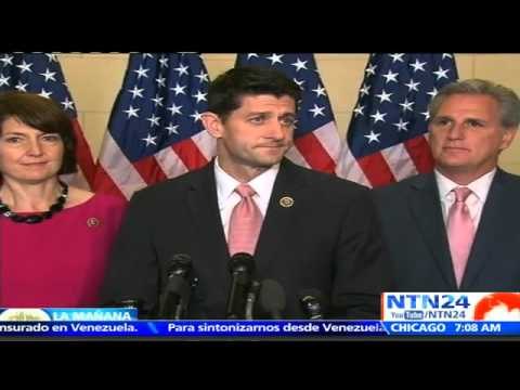 Partido Republicano escoge a Paul Ryan como candidato a presidir la Cámara baja de Estados Unidos