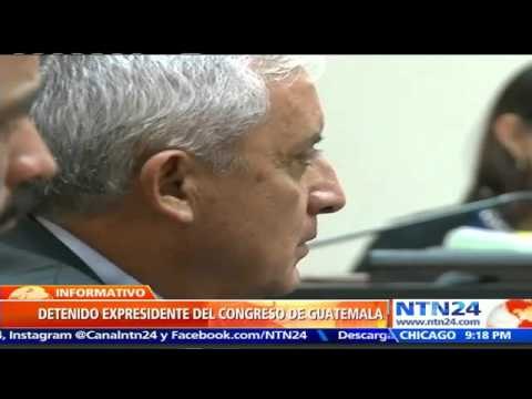 Expresidente del Congreso de Guatemala es detenido por supuesto caso de corrupción