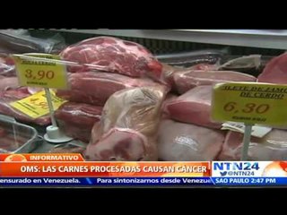 Advertencia: OMS considera que carnes rojas y procesadas aumentan riesgo de cáncer