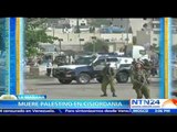 Muere de múltiples disparos un palestino que atacó con cuchillo a soldado israelí