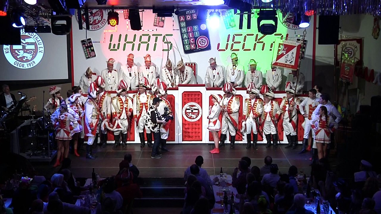 Ahrweiler Stadtgarde - Prunksitzung KG Rot-Weiß Adenau 23. Januar 2016