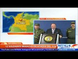 “Paz en sus tumbas”: ministro de Defensa colombiano confirma asesinato de 12 militares en Boyacá